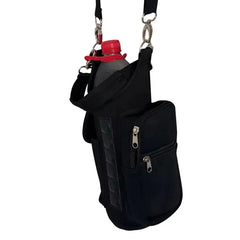 Magnetic Water Bottle Holder with Phone Pocket & Strap